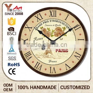 Best Design Custom Fitted Creative Items Antique Mdf Wall Clock Design Cdr