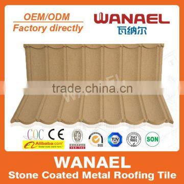 Classical Wanael roof tile sandwich panel, lightweight economic roof materials