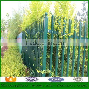 Hot sale galvanized Powder coated palisade fence wall and fence gate