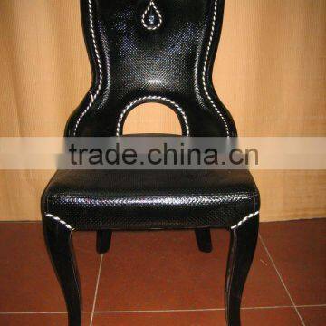 Wood&MDF&Faux leather chair