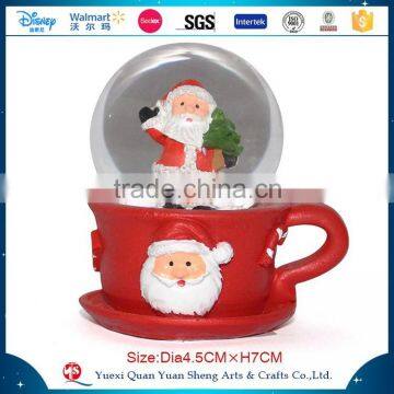 Custom Resin Plastic Glass Christmas Snow Globe