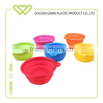 Eco-friendly Unbreakable Heat Resistant silicon Raised Pet Bowls