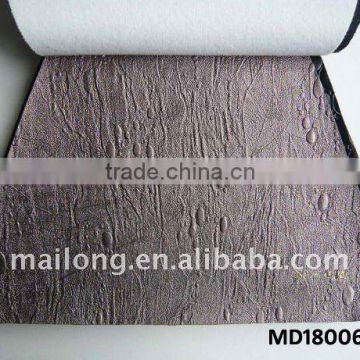 embossed semi pu leather for upholstery, furniture, bags MD18006