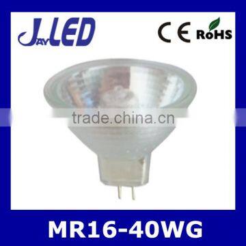 High Power Glass Body Mr16 Spotlight 40w Halogen Bulb