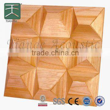 Wall panel board 3d diffused acoustic panel for cinema