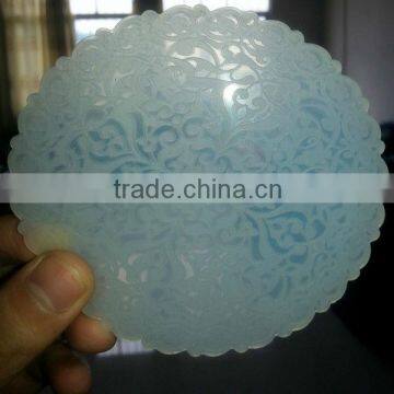 Stylish hot sale transparent silicone mat