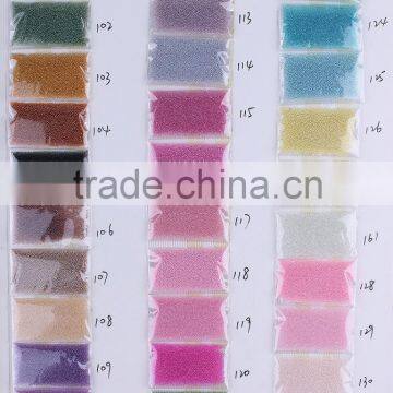 Micro Mini Glitter Glass Bottle Bead Treasures Glass Beads Nail Decoration photo-6