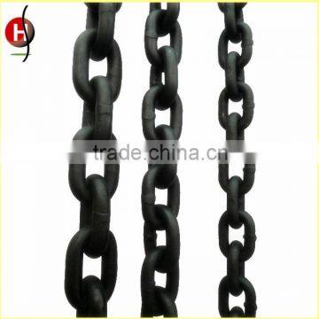 High quality black lifting chain forged steel chain