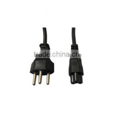 Switzerland Y005/IEC320-C13 power cord plug with 3 pole