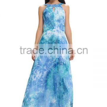 LZ015 Fanci Fountain Maxi Dress | Marisara