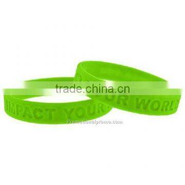 Customized Silicone Wristbands With Debossed Or Embossed Logo