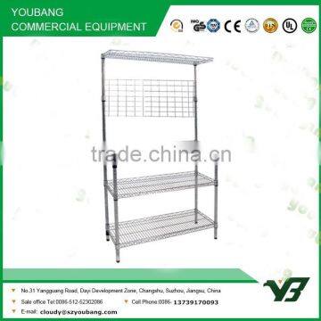 2015 hot sell NSF 100KGS 36x 14 inch 3 tire heavy duty kitchen wire rack (YB-WS010)