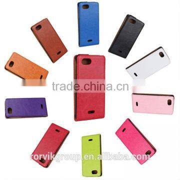 Filp up and Down PU Leather Mobile Phone Case for Sony Xperia J ST26i photo-6