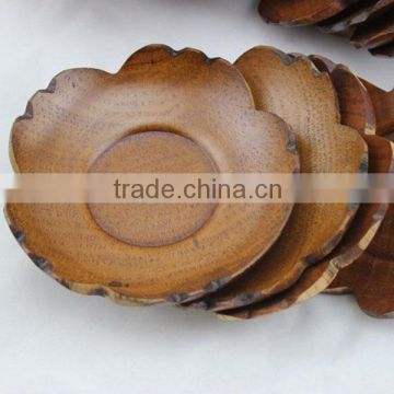 Exquisite designed wood small candy dish Plum sauce dish