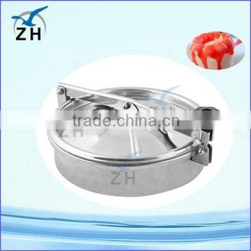 Food grade stainless steel construction used manhole cover