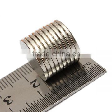 High Quality 10pcs 15mm x 1.5mm N50 Strong Small Round Disc Rare Earth Neodymium Magnets