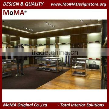 Clothing Display, Garment Display, Metal Frame Glass Display Cabinet