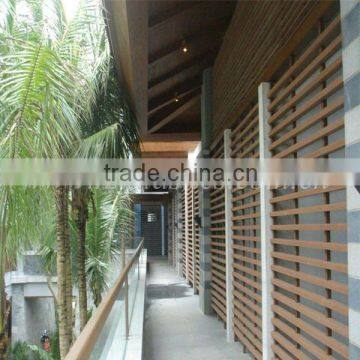 Broad Range of Finishes and Appearance Decorative Wood Plastic Composite Louver