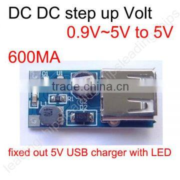 5V 600MA USB charger pcb board DC 3.7V up to 5V molithium battery charging circuit board