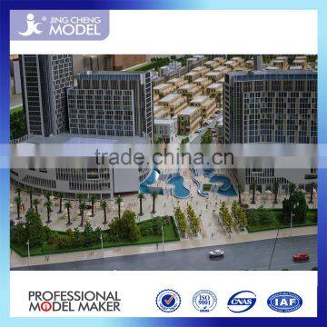 2016 hot sale business center miniature architecture modelingmodel