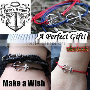 wholesale cord anchor Bracelet