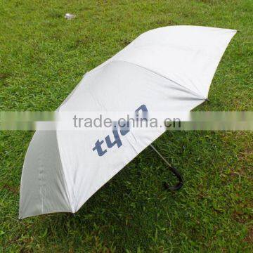 Silver-coated outdoor large sun umbrella