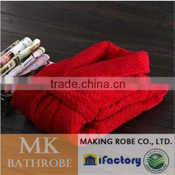 Promotion Polyester Sleep Robe Jacquard Flannel Fleece Bathrobe photo-2