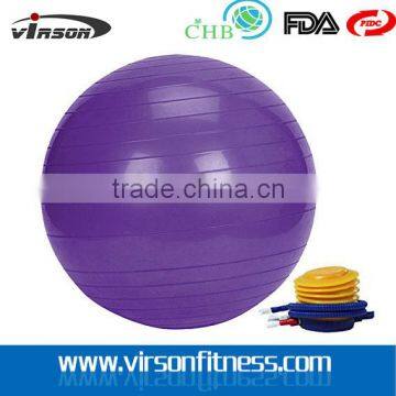 Ningbo Virson Clever Yoga Exercise Ball Yoga Ball With Hand Towel and Foot Pump photo-3
