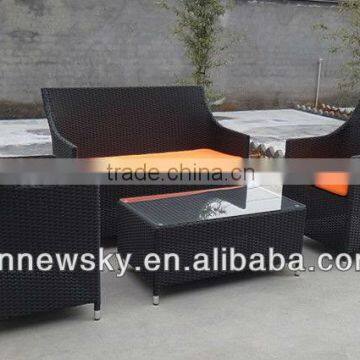 Pe rattan garden furniture wicker sofa sets