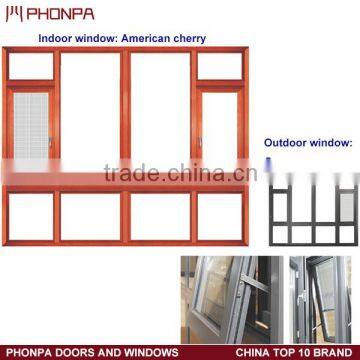 Aluminum ceiling window, German hardware casement window, outside open window