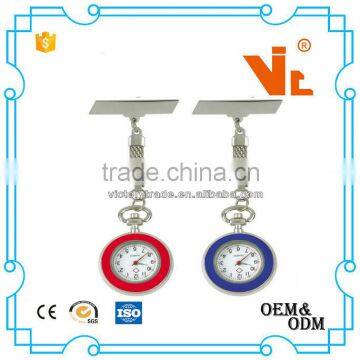 V-NW39 Classic cheap metal nurse quartz pocket watch