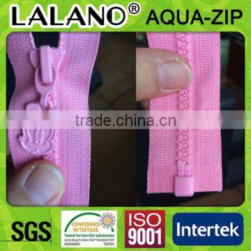 wholesal 5# plastic pink zipper for children clothing