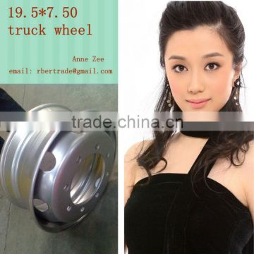 17.5*6.75 tubeless steel wheel rim for bus