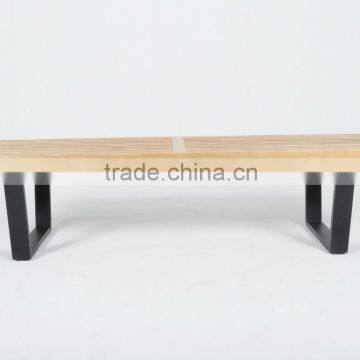 Replica designer furniture herman miller 122/152/182cm wooden bench