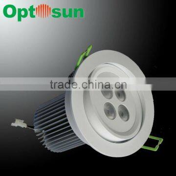 12W round downlight swivel OK