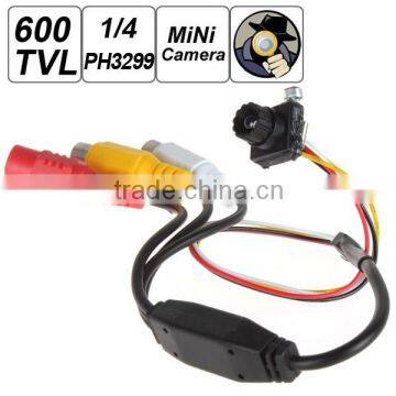 High Resolution 1/4 ph3299 600TVL Pinhole Mini Camera CCD Surveillance CCTV security Camera