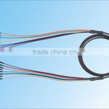 armored fiber optical multiplexed optical components