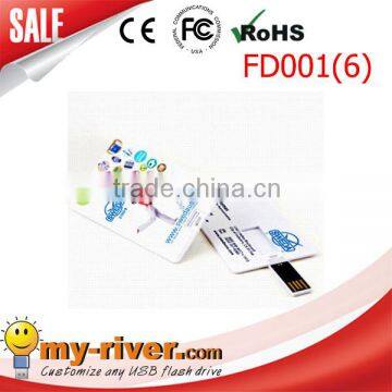 Promotional Custom Credit Card USB 2.0 with free Sample usb flash drive wedding gift