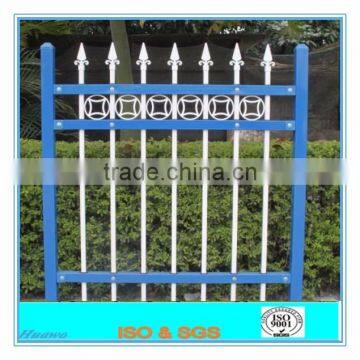 high quality zinc steel fence/ garden fence price