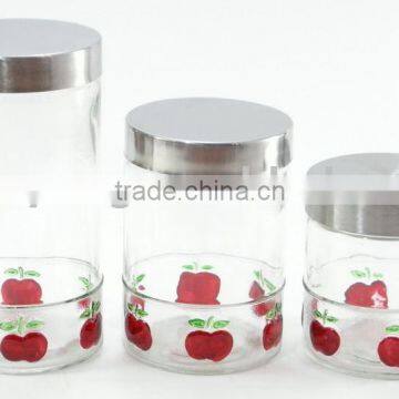 Glass canister set