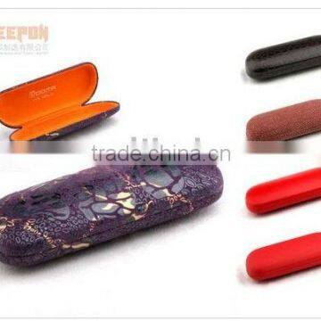 unique cheap PU leather elegant hot model new style iron optical glasses case