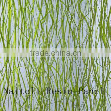 Acrylic Sea Weed Grass Price PVC Wall Panel, pvc panel for wall