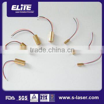 high reliability alunimium anodized/brass laser diode module,laser diode 10mw