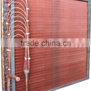 Air cooled evaporator heat exchanger