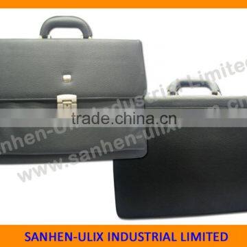 LYCHEE GRAIN PU EXECUTIVE BRIEFCASE WITH HANDLE AND SHOULDER PORTFOLIO