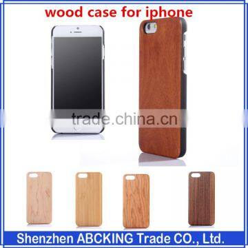 for iPhone 5 Wooden Case Genuine Walnut Wood Case for iPhone 5S Handmade Wood Slim Durable Polycarbonate Bumper