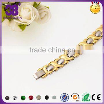 Wholesale Stainless Steel Bracelet With Silver Gold Magnetic for Men Trends Bracelets Jewelry photo-3