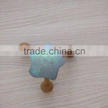 Chinatop wooden three-rolling massager with a five-pointed star