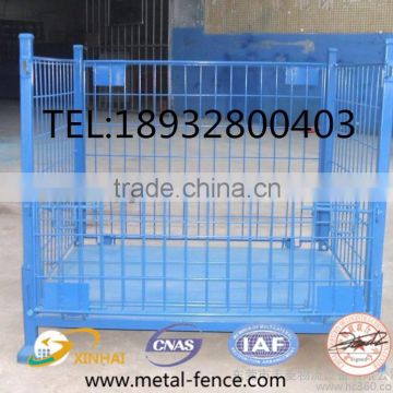 Warehouse Galvanizing Folding storage container cage