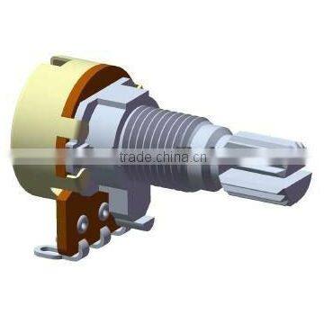rotary potentiometer with vertical hole
